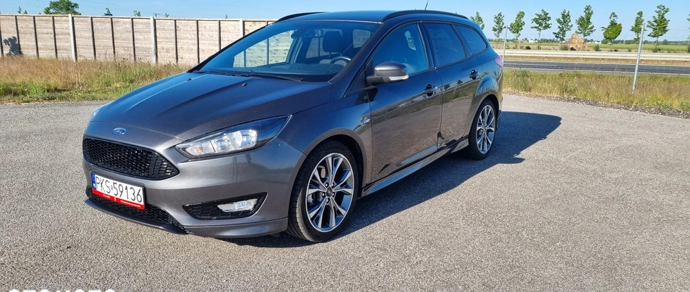 Ford Focus cena 41900 przebieg: 172550, rok produkcji 2017 z Kościan małe 407